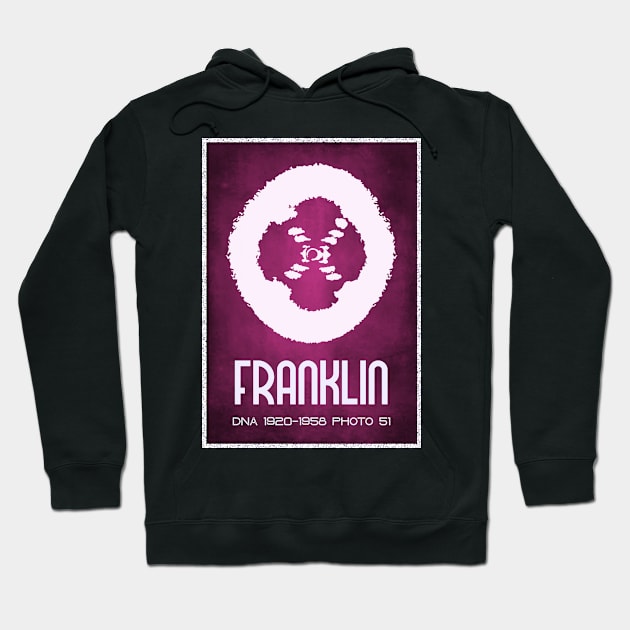 Rosalind Franklin Photo 51 DNA Crystallisation Hoodie by labstud